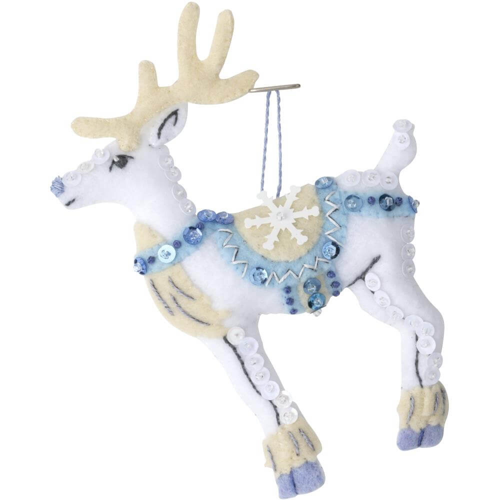 Winter Wonderland Felt Ornaments Applique Kit