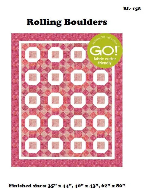 Rolling Boulders Downloadable Pattern by Beaquilter