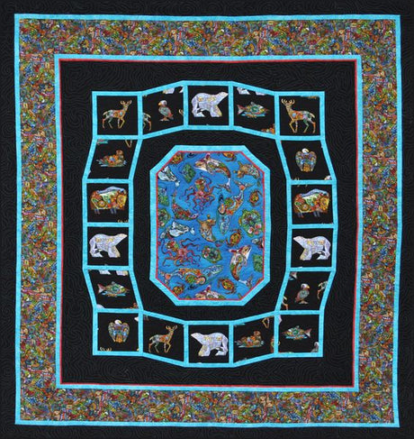 Spirits of the North, Earth and Bright Quilt Pattern