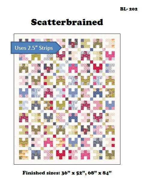 Scatterbrained Downloadable Pattern by Beaquilter