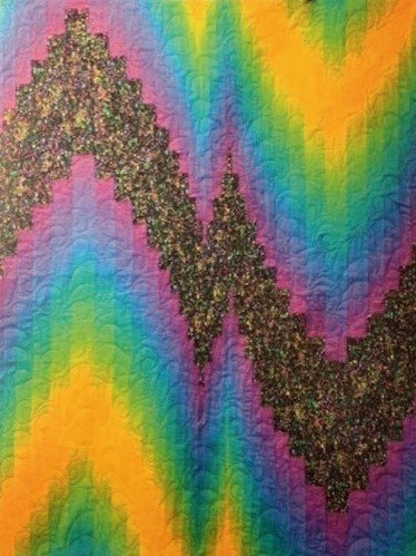 Simplified Ombre Bargello Pattern