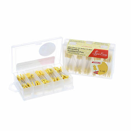 Numbered Pins 1 - 20