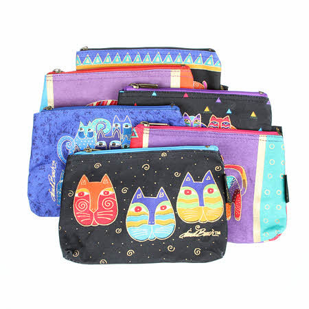 Small Cosmetic Bag Feline Frolic