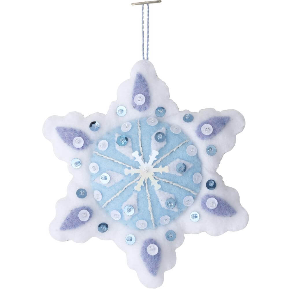Winter Wonderland Felt Ornaments Applique Kit