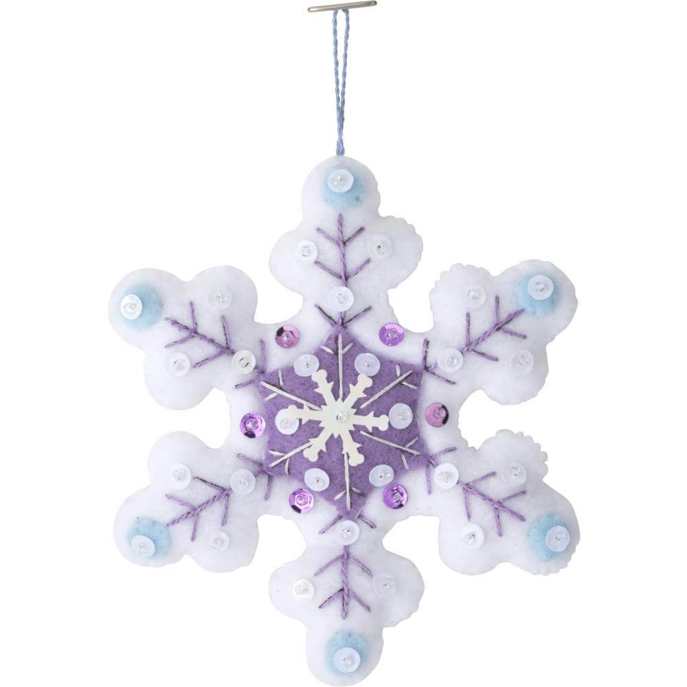 Winter Wonderland Felt Ornaments Applique Kit