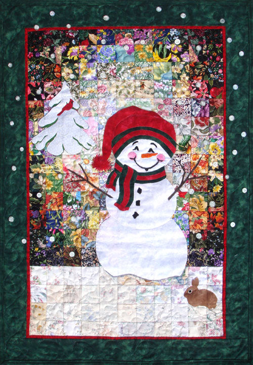 “Let It Snowman” Watercolor Quilt Kit