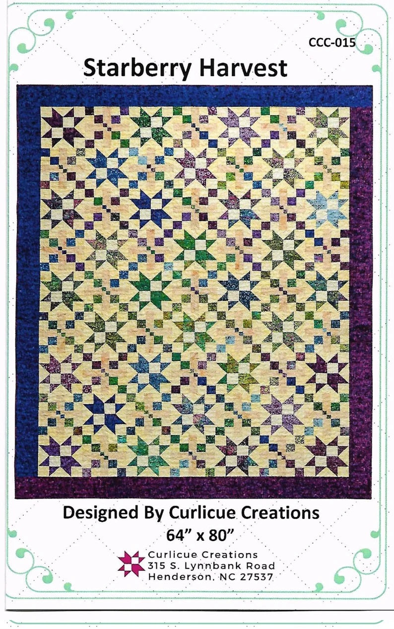 Starberry Harvest Downloadable Pattern by Curlicue Creations