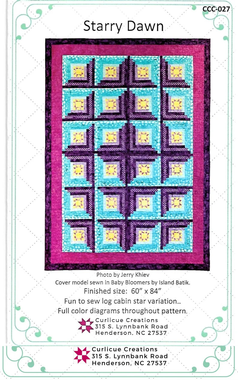 Starry Dawn Downloadable Pattern by Curlicue Creations