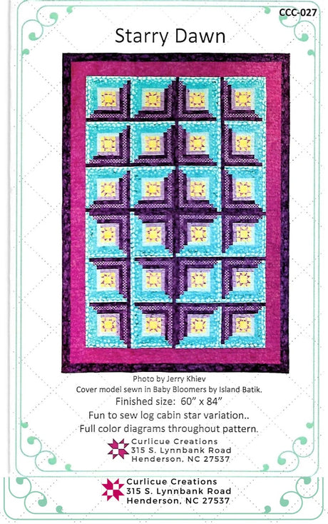 Starry Dawn Downloadable Pattern by Curlicue Creations