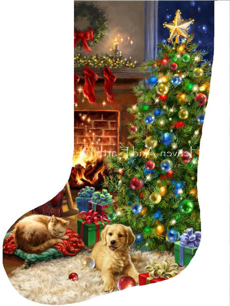 Stocking Cozy Christmas Flip Cross Stitch By Dona Gelsinger