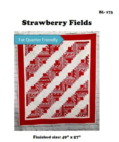 Strawberry Fields Downloadable Pattern by Beaquilter