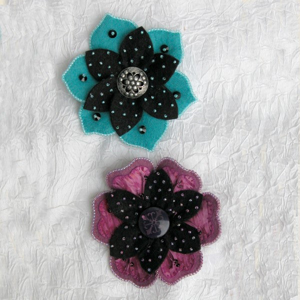 Dips 'N' Tips Flower Pins