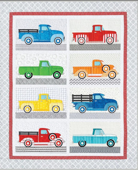 Trucks Quilt Downloadable Pattern by Amy Bradley Designs
