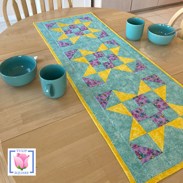 X Marks The Spot Table Runner Quilt Pattern