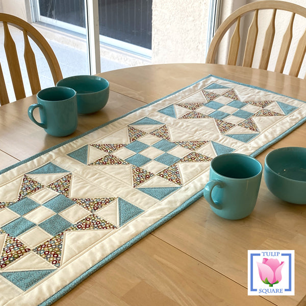 X Marks The Spot Table Runner Quilt Pattern