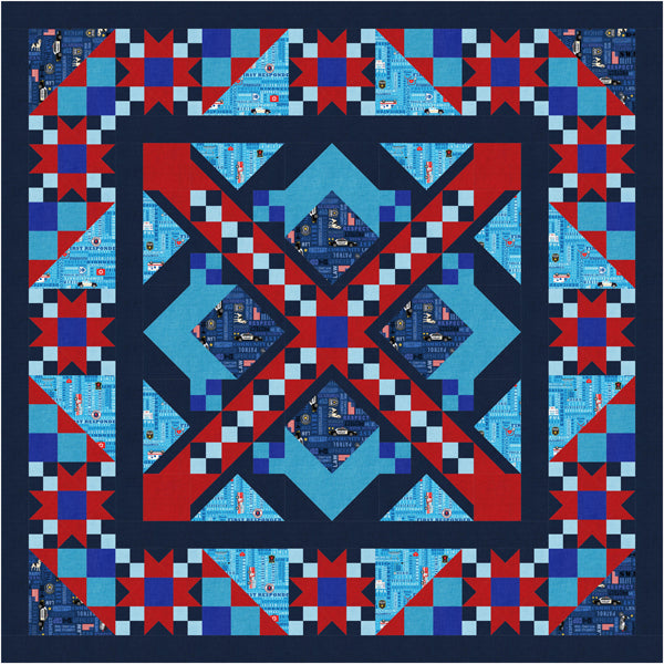 Town Heroes Quilt Pattern by Tourmaline & Thyme Quilts