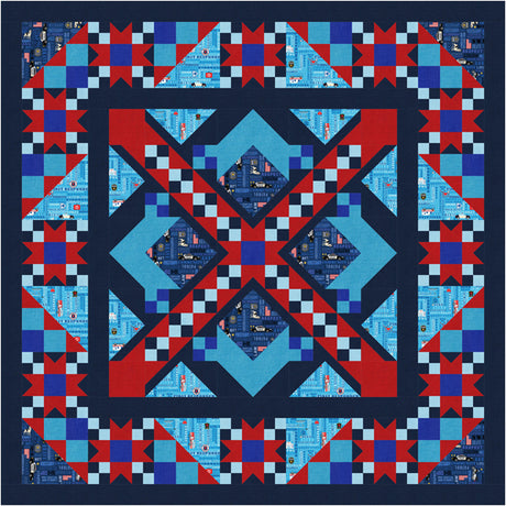 Town Heroes Quilt Pattern by Tourmaline & Thyme Quilts