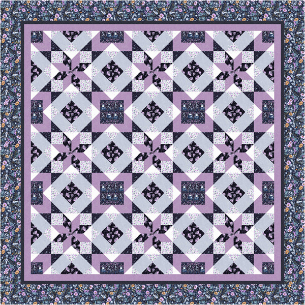 Luna Moth Quilt Pattern by Tourmaline & Thyme Quilts