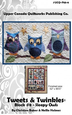 Tweets & Twinkles BOM - Block 8 Sleepy Owls