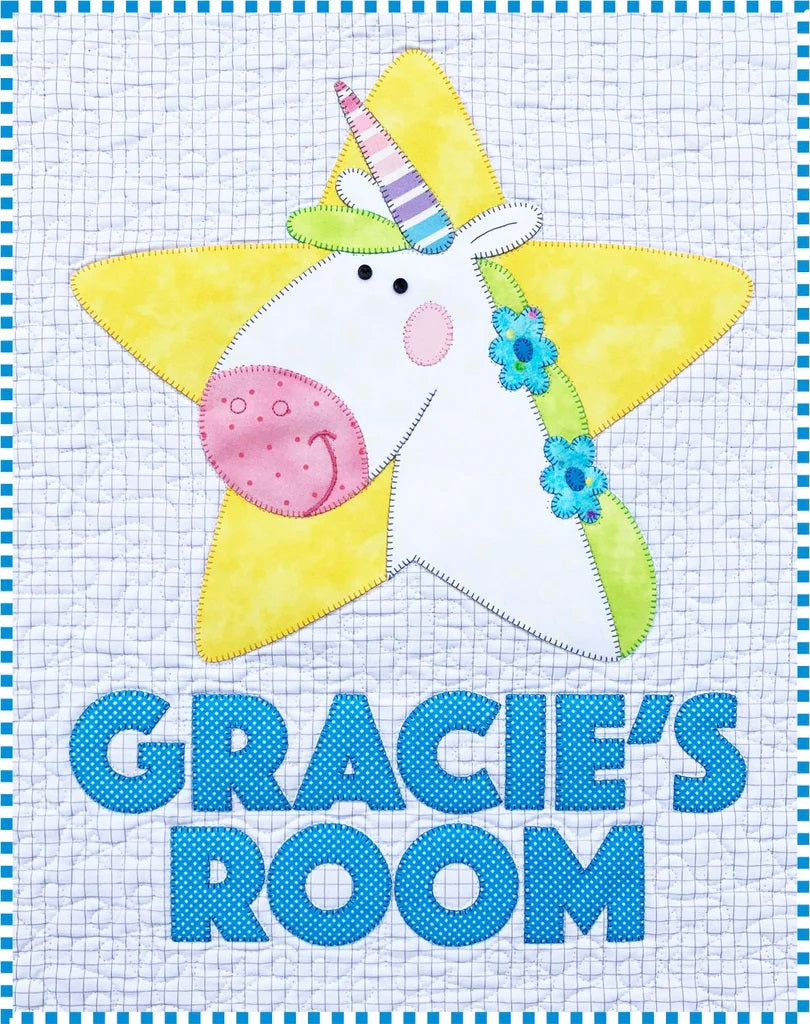 Unicorn Mini Quilt Downloadable Pattern by Amy Bradley Designs