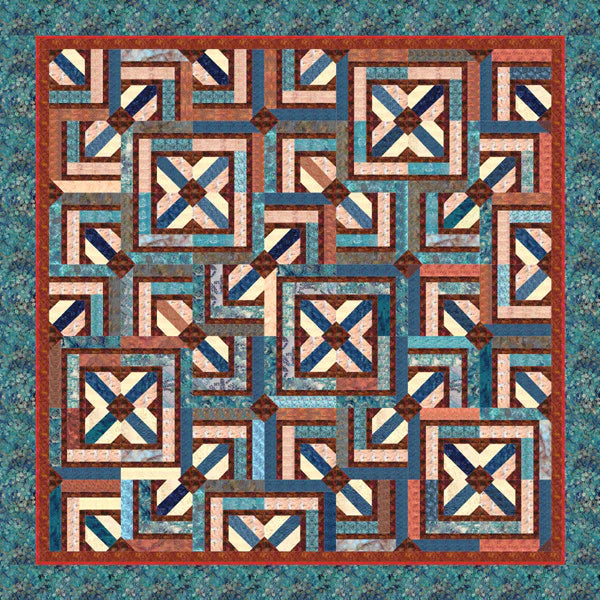 Bali Cream Crackle Quilt Pattern by Among Brenda's Quilts and Bags