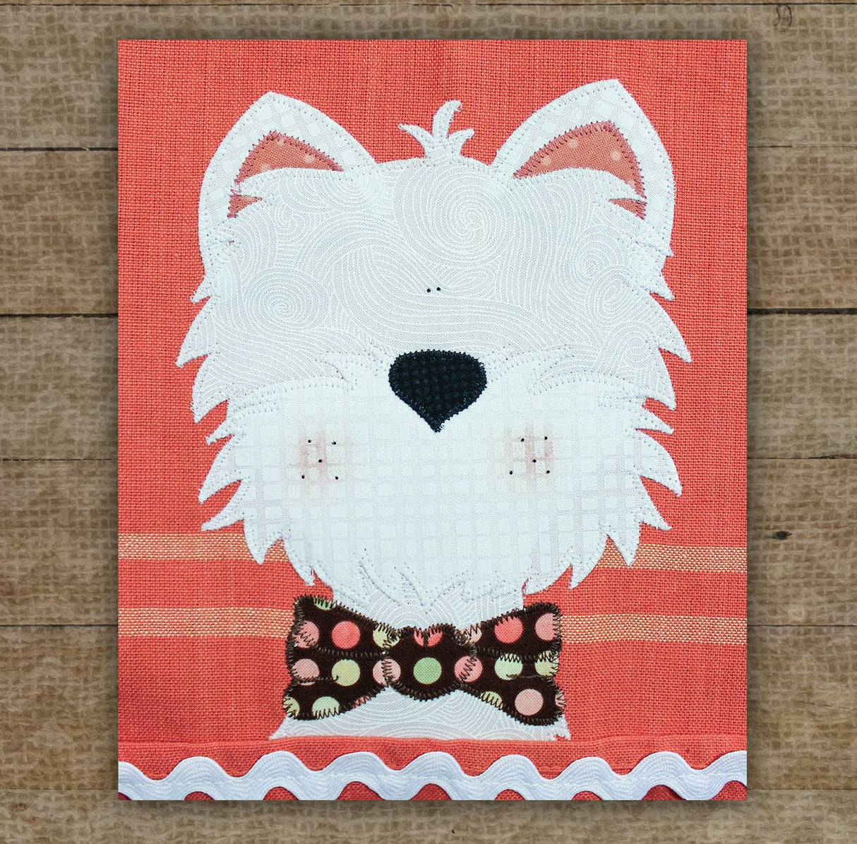 Westie Precut Fused Applique Pack