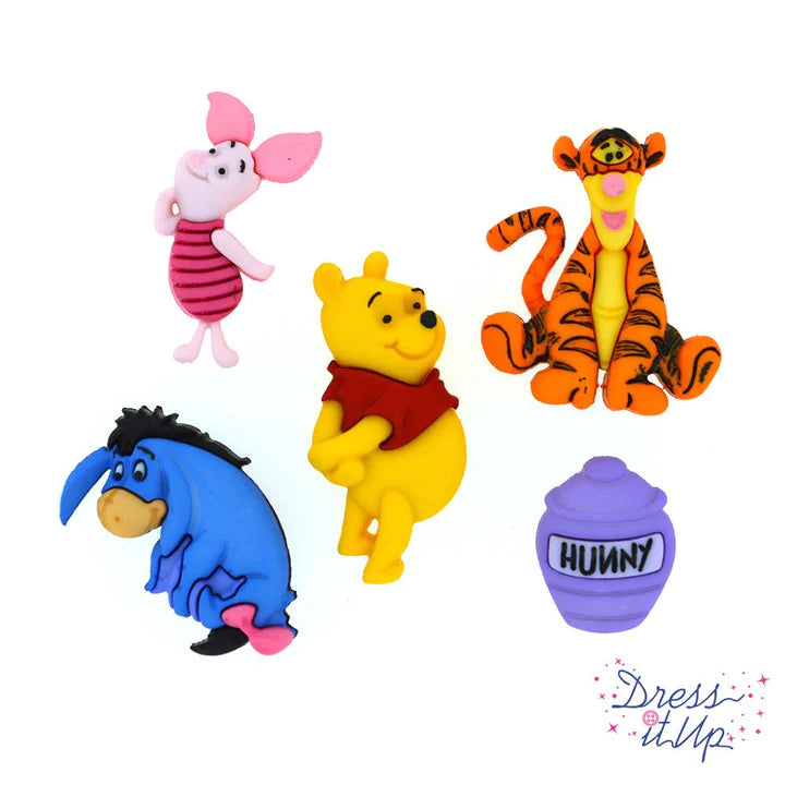 Disney Winnie The Pooh Buttons