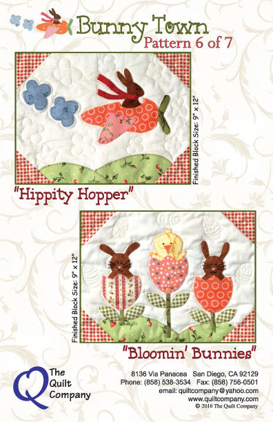 Bunny Town Block 6 - Hippity Hopper & Bloomin Bunnies
