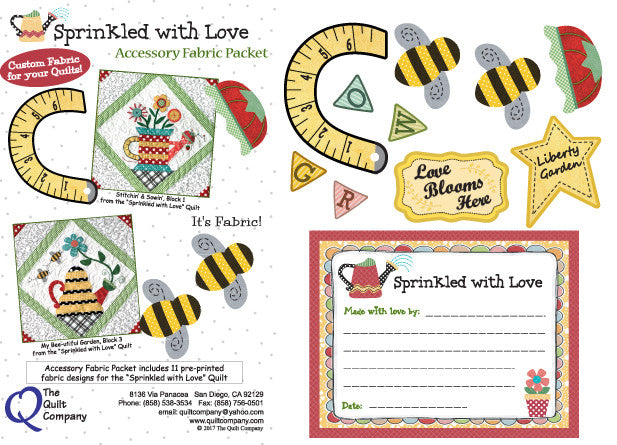 Sprinkled with Love Accessory Fabric Packet