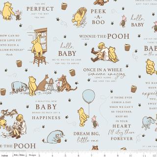 Winnie-the-Pooh Baby Quilt Fabric by Echo Park