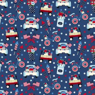 Hooray for the USA Quilt Fabric by Dani Mogstad