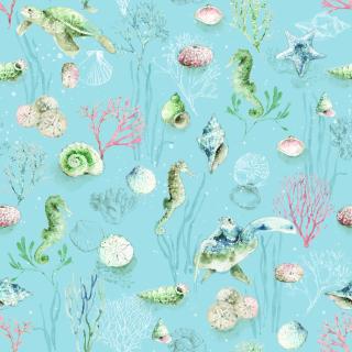 Sea Echoes Quilt Fabric by Lisa Audit