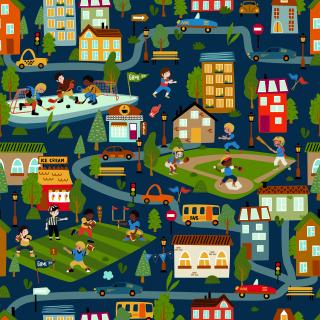 Hometown Heroes Quilt Fabric by Jennifer Long