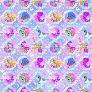 Barbie™ Fantasy Quilt Fabric by Mattel