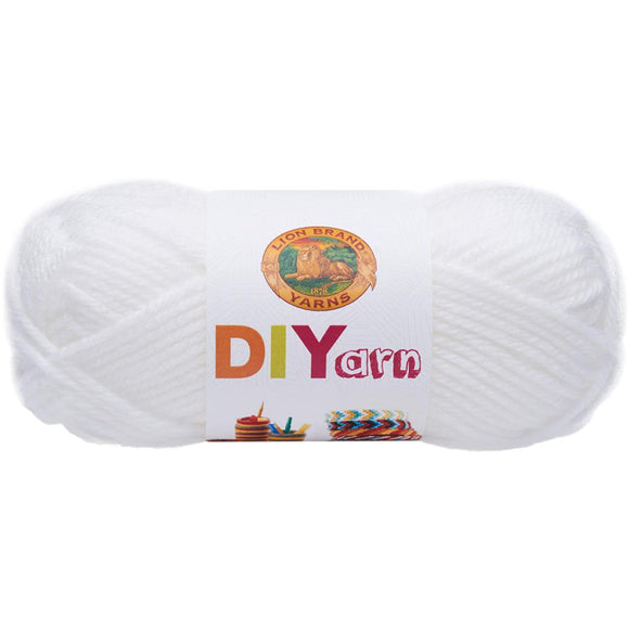 Lion Brand DIYarn: White Yarn