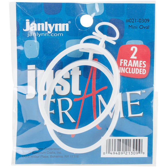 Janlynn Just A Frame Mini Oval Hoop 2.25