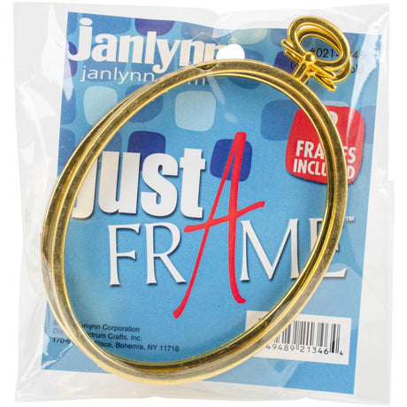 Janlynn Just A Frame Oval Hoop 3.25"X4.25" 2/Pkg