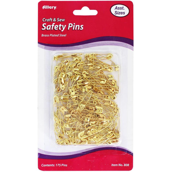 Allary Safety Pins 175/Pkg