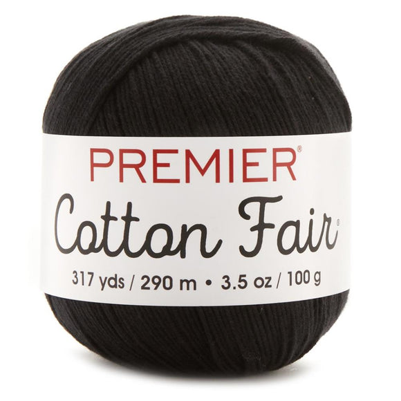 Premier Cotton Fair Yarn: Black