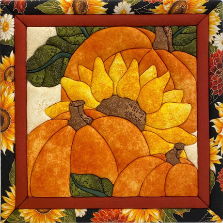 October Harvest Quilt-Magic No Sew Wall Hanging Kit by Quilt Magic