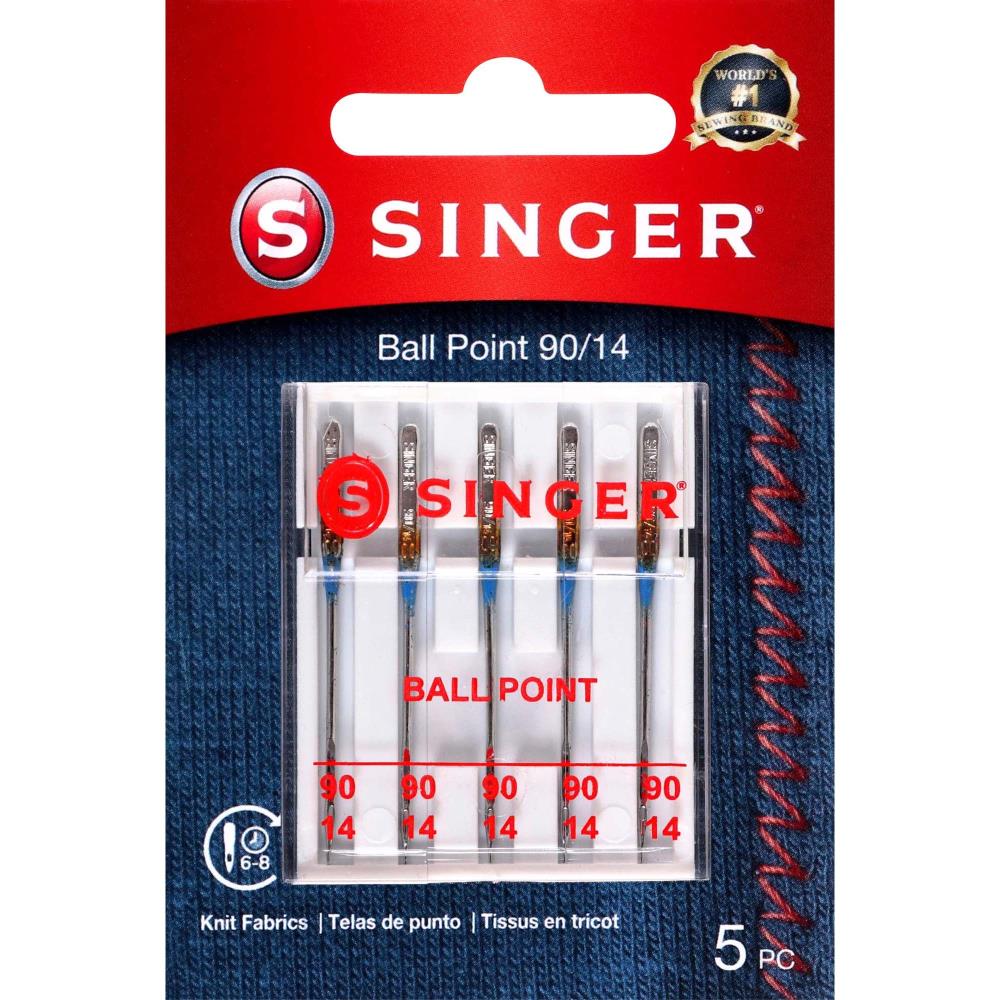 Singer Ball SINGER Ball Point Machine Needles – Quilting Books Patterns and Notions