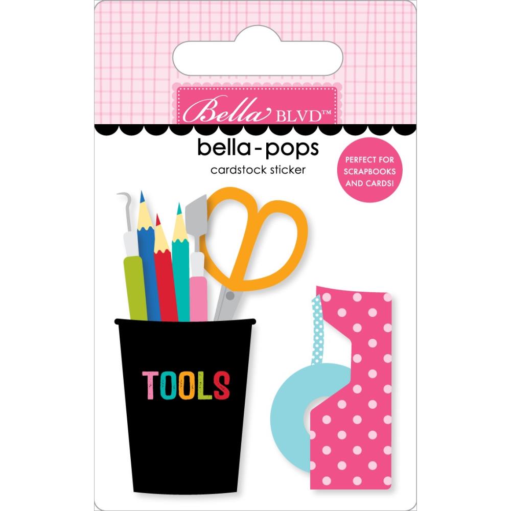 Let's Scrapbook! Bella-Pops 3D Stickers: Scrappy Tools