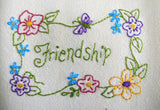 Love, Dream, Friendship Tea Towels by Bird Brain Designs