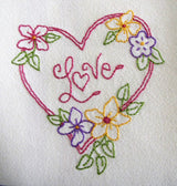 Love, Dream, Friendship Tea Towels by Bird Brain Designs