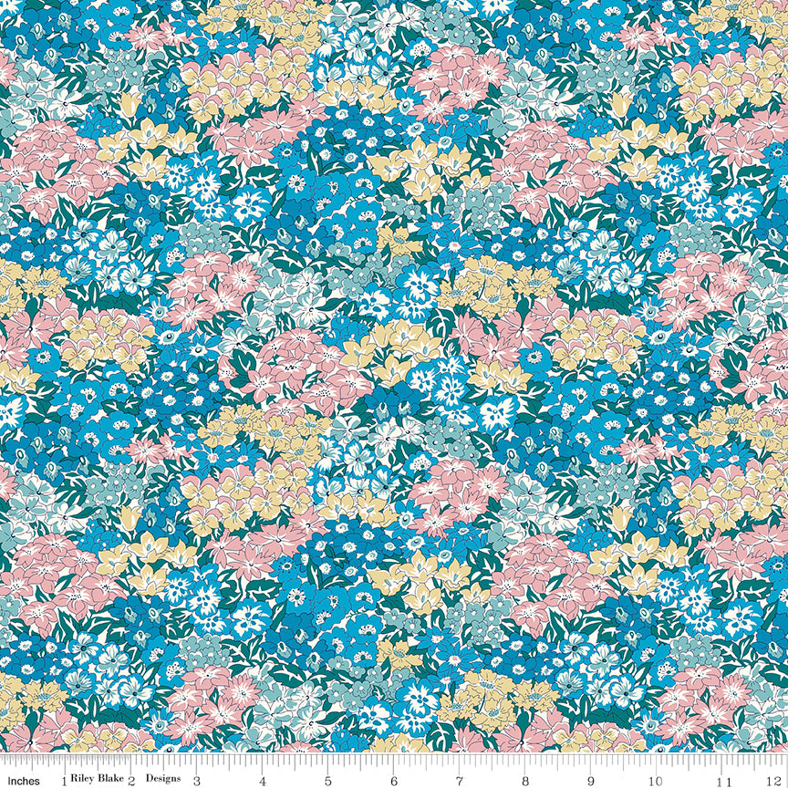 Liberty Wisely Grove E Quilt Fabric by Liberty Fabrics