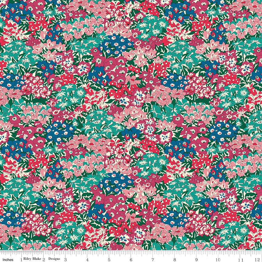 Liberty Wisely Grove H Quilt Fabric by Liberty Fabrics
