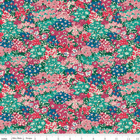 Liberty Wisely Grove H Quilt Fabric by Liberty Fabrics
