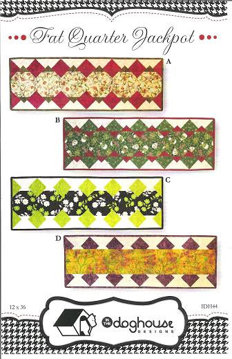 Fat Quarter Jackpot Quilt Pattern by In The Doghouse Designs