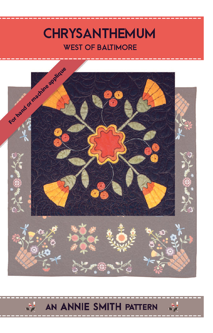 Chrysanthemum Quilt Pattern Block #6