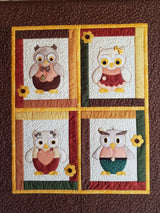 Back of the Owl Be watching Yooo! Downloadable Pattern by Lavenderfield Quilt Design